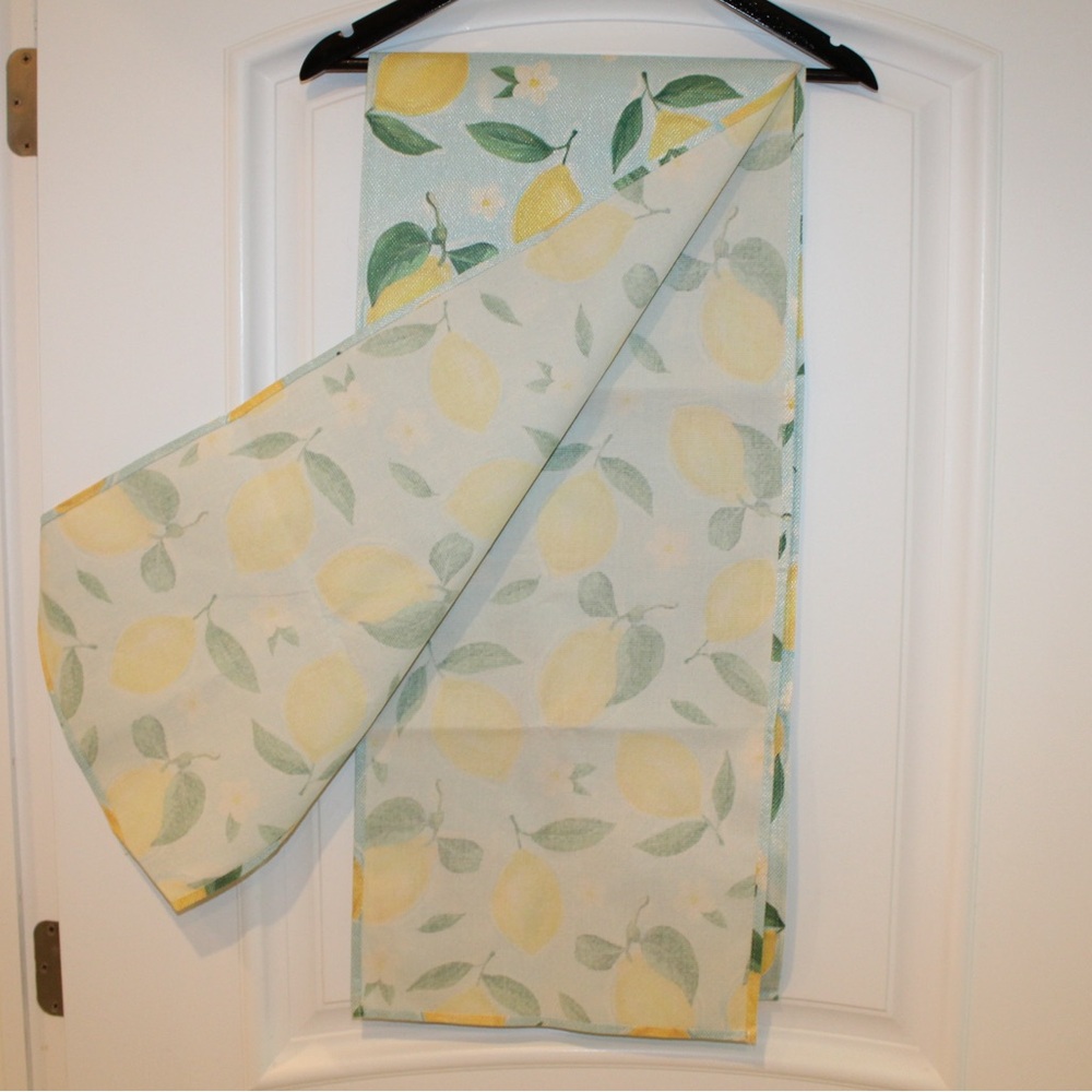 Lemons table runner (13” x 120”) (NWOT) - Picture 4 of 7